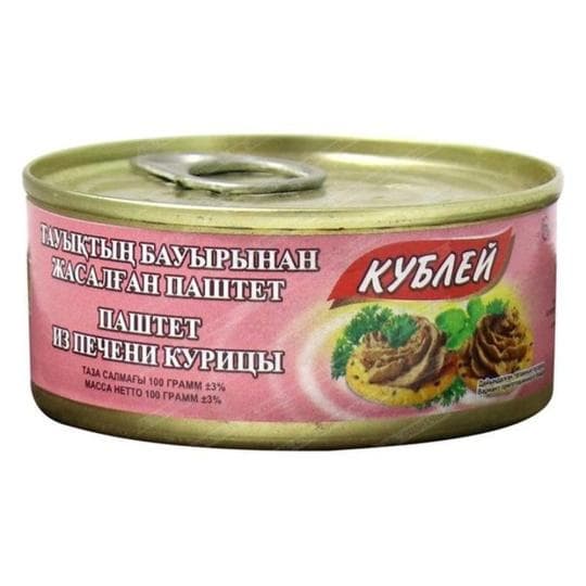 Паштет из печени Курицы "Кублей", 100 гр. — 649 〒 Паштет из печени Курицы "Кублей", 100 гр. — 649 〒 | Купить с доставкой