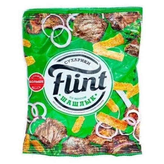 Сухарики Flint со вкусом шашлыка 190 г — 607 〒 Сухарики Flint со вкусом шашлыка 190 г — 607 〒 | Купить с доставкой