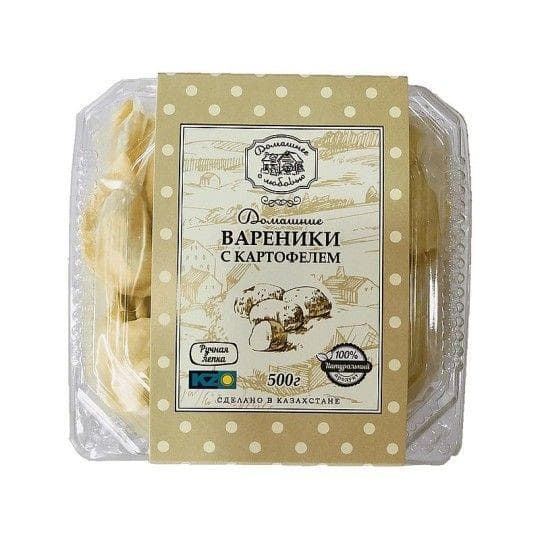 Вареники с картофелем Домашнее с любовью 500гр. — 3 209 〒 Вареники с картофелем Домашнее с любовью 500гр. — 3 209 〒 | Купить с доставкой