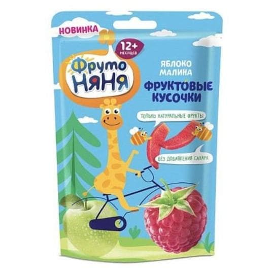Кусочки фруктовые ФрутоНяня яблоко малина 15 г — 450 〒 Кусочки фруктовые ФрутоНяня яблоко малина 15 г — 450 〒 | Купить с доставкой