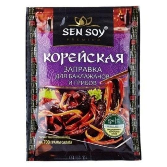 Заправка Sen Soy корейская для баклажанов и грибов 80 г — 710 〒 Заправка Sen Soy корейская для баклажанов и грибов 80 г — 710 〒 | Купить с доставкой