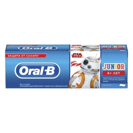 Зубная паста ORAL-B JUNIOR 6+ лет 75 мл — 1 294 〒 Зубная паста ORAL-B JUNIOR 6+ лет 75 мл — 1 294 〒 | Купить с доставкой