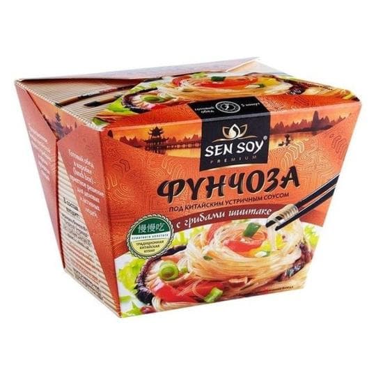 Лапша быстрого приготовления Sen soy Фунчоза под китайским устричным соусом 125Г — 1 559 〒 Лапша быстрого приготовления Sen soy Фунчоза под китайским устричным соусом 125Г — 1 559 〒 | Купить с доставкой