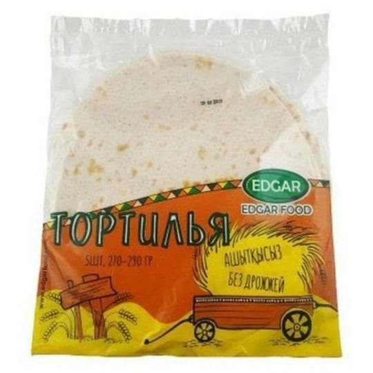 Лепешка Тортилья Edgar, 5 шт. — 495 〒 Лепешка Тортилья Edgar, 5 шт. — 495 〒 | Купить с доставкой