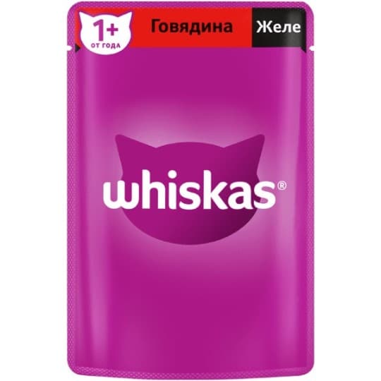 Корм Whiskas говядина желе — 351 〒 Корм Whiskas говядина желе — 351 〒 | Купить с доставкой