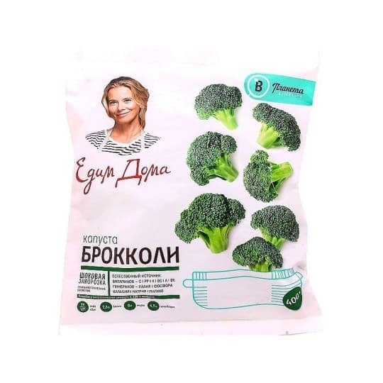 Капуста брокколи Едим дома замороженная 400 г — 1 799 〒 Капуста брокколи Едим дома замороженная 400 г — 1 799 〒 | Купить с доставкой