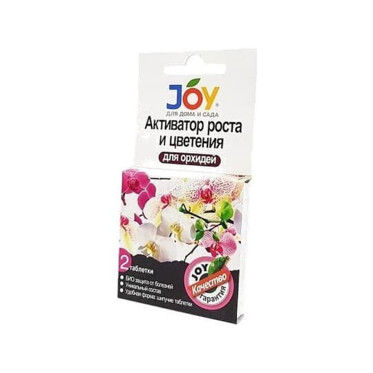 Активатор роста и цветения JOY для орхидей, 2 таблетки — 800 〒 Активатор роста и цветения JOY для орхидей, 2 таблетки — 800 〒 | Купить с доставкой