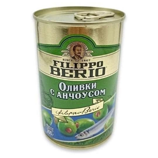 ОЛИВКИ FILIPPO BERIO С АНЧОУСОМ 300ГР — 1 910 〒 ОЛИВКИ FILIPPO BERIO С АНЧОУСОМ 300ГР — 1 910 〒 | Купить с доставкой