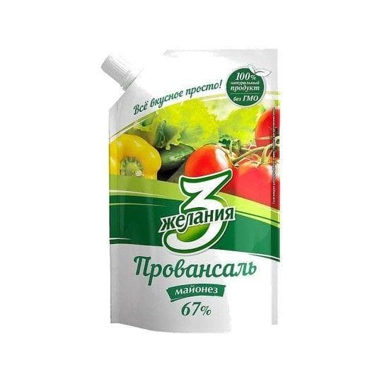 Майонез 3 желания Провансаль 67% 190 гр — 535 〒 Майонез 3 желания Провансаль 67% 190 гр — 535 〒 | Купить с доставкой