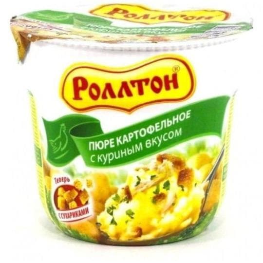 Пюре картофельное РОЛЛТОН С куриным вкусом 40 Г — 263 〒 Пюре картофельное РОЛЛТОН С куриным вкусом 40 Г — 263 〒 | Купить с доставкой