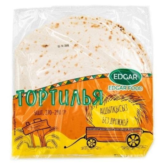 Лепешка Тортилья Edgar, 5 шт. — 495 〒 Лепешка Тортилья Edgar, 5 шт. — 495 〒 | Купить с доставкой