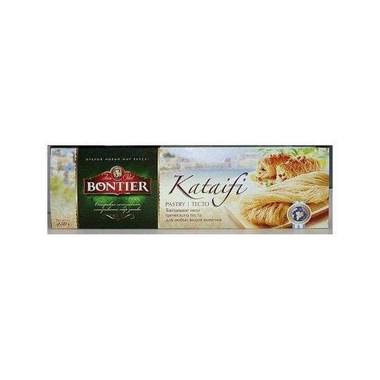 Тесто греческое Bontier Kataifi нити замороженное 450 г — 2 257 〒 Тесто греческое Bontier Kataifi нити замороженное 450 г — 2 257 〒 | Купить с доставкой