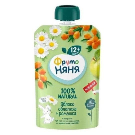 266 ПЮРЕ ФРУТОНЯНЯ ЯБЛОКО/ОБЛЕПИХА/РОМАШКА 90 Г Д/ПАК./12 — 570 〒 266 ПЮРЕ ФРУТОНЯНЯ ЯБЛОКО/ОБЛЕПИХА/РОМАШКА 90 Г Д/ПАК./12 — 570 〒 | Купить с доставкой