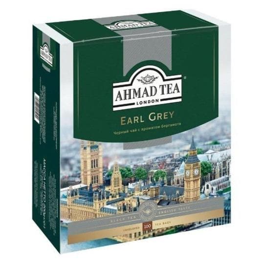 AHMAD TEA| чай черный с бергамотом "EARL GREY" 100 пакетиков — 2 889 〒 AHMAD TEA| чай черный с бергамотом "EARL GREY" 100 пакетиков — 2 889 〒 | Купить с доставкой