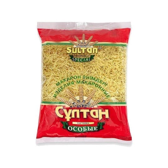 Макаронные изделия Султан Паутинка 400 гр — 650 〒 Макаронные изделия Султан Паутинка 400 гр — 650 〒 | Купить с доставкой