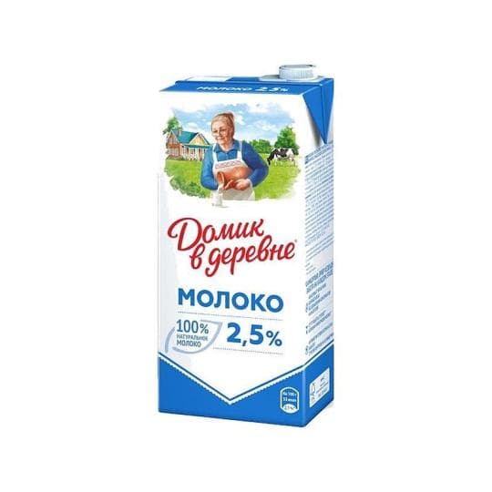 Молоко Домик в деревне 2,5% 950 мл — 919 〒 Молоко Домик в деревне 2,5% 950 мл — 919 〒 | Купить с доставкой