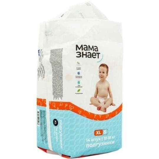 ПОДГУЗНИКИ МАМА ЗНАЕТ ДЕТСКИЕ NEW MINI XL 12-18КГ 14ШТ — 3 100 〒 ПОДГУЗНИКИ МАМА ЗНАЕТ ДЕТСКИЕ NEW MINI XL 12-18КГ 14ШТ — 3 100 〒 | Купить с доставкой