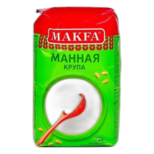 Крупа манная Макфа из твердых сортов пшеницы 700 г — 709 〒 Крупа манная Макфа из твердых сортов пшеницы 700 г — 709 〒 | Купить с доставкой