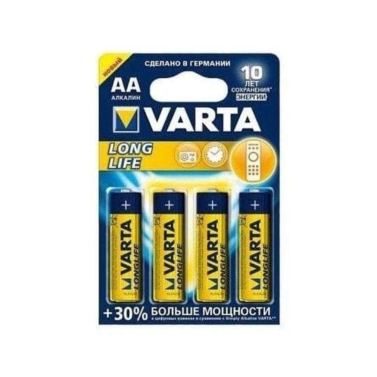Батарейка VARTA LONGLIFE AA, 4 шт — 2 435 〒 Батарейка VARTA LONGLIFE AA, 4 шт — 2 435 〒 | Купить с доставкой