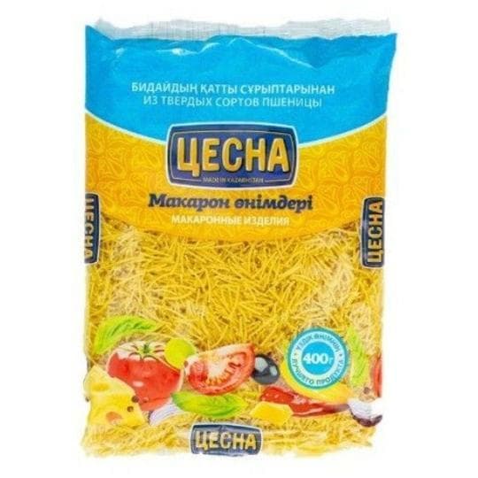 Цесна Макароны Паутинка 1мм 0,4 кг — 529 〒 Цесна Макароны Паутинка 1мм 0,4 кг — 529 〒 | Купить с доставкой