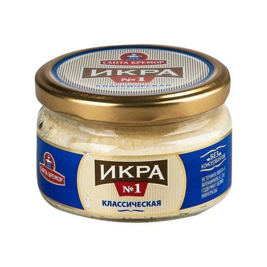 Икра Санта бремор №1 Классическая мойвы 180Г — 1 599 〒 Икра Санта бремор №1 Классическая мойвы 180Г — 1 599 〒 | Купить с доставкой