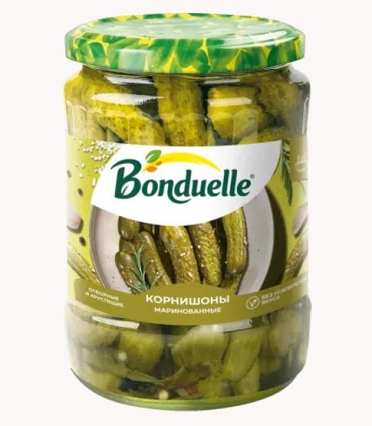 КОРНИШОНЫ БОНДЮЭЛЬ МАРИНОВАННЫЕ 500 МЛ — 1 692 〒 КОРНИШОНЫ БОНДЮЭЛЬ МАРИНОВАННЫЕ 500 МЛ — 1 692 〒 | Купить с доставкой