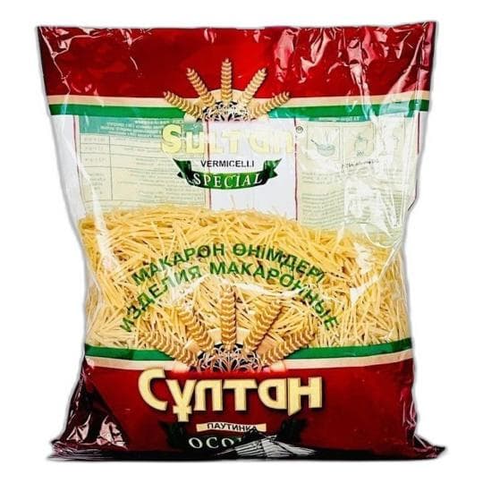 Макаронные изделия Султан Паутинка 400 гр — 528 〒 Макаронные изделия Султан Паутинка 400 гр — 528 〒 | Купить с доставкой