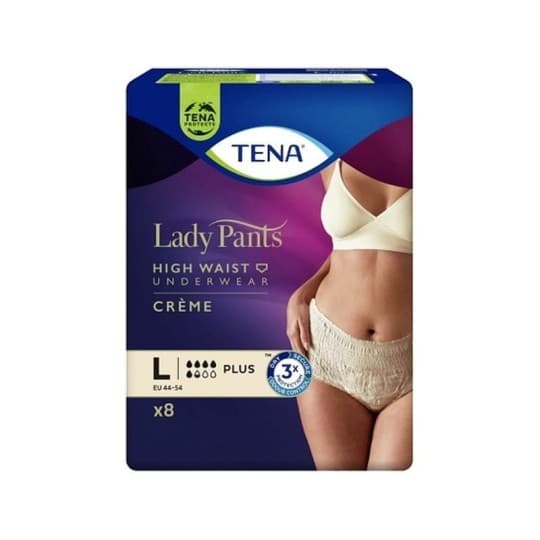 ТРУСИКИ УРОЛОГИЧЕСКИЕ TENA LADY PANTS PLUS CRÈME L 8ШТ — 4 200 〒 ТРУСИКИ УРОЛОГИЧЕСКИЕ TENA LADY PANTS PLUS CRÈME L 8ШТ — 4 200 〒 | Купить с доставкой