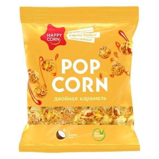 КУКУРУЗА ВОЗДУШНАЯ HAPPY CORN ДВОЙНАЯ КАРАМЕЛЬ 200 ГР — 1 560 〒 КУКУРУЗА ВОЗДУШНАЯ HAPPY CORN ДВОЙНАЯ КАРАМЕЛЬ 200 ГР — 1 560 〒 | Купить с доставкой