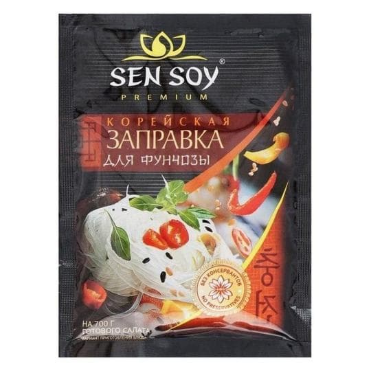 Заправка для фунчозы Sen soy Корейская 80 г — 716 〒 Заправка для фунчозы Sen soy Корейская 80 г — 716 〒 | Купить с доставкой