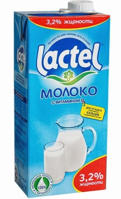 Молоко "Lactel" 3,2% 1л — 1 170 〒 Молоко "Lactel" 3,2% 1л — 1 170 〒 | Купить с доставкой
