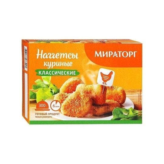 Наггетсы куриные Мираторг классические 300 г — 1 739 〒 Наггетсы куриные Мираторг классические 300 г — 1 739 〒 | Купить с доставкой