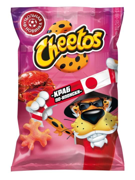 КУКУРУЗНЫЕ СНЕКИ CHEETOS КРАБ ПО-ЯПОНСКИ 85ГР — 379 〒 КУКУРУЗНЫЕ СНЕКИ CHEETOS КРАБ ПО-ЯПОНСКИ 85ГР — 379 〒 | Купить с доставкой