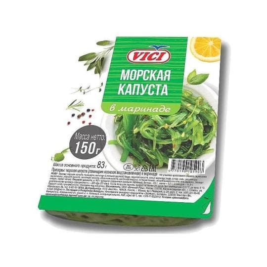 VICI|Морская капуста в маринаде, 150 гр — 460 〒 VICI|Морская капуста в маринаде, 150 гр — 460 〒 | Купить с доставкой