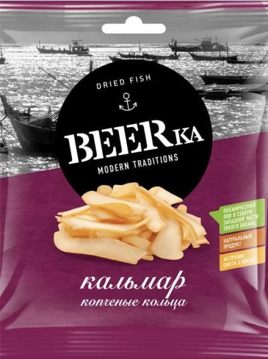 Кальмар Beerka сушеный кольца копченый 18 гр — 350 〒 Кальмар Beerka сушеный кольца копченый 18 гр — 350 〒 | Купить с доставкой
