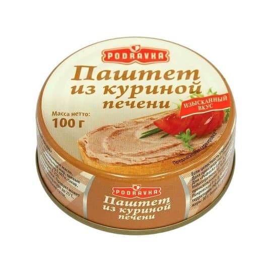 Паштет из куриной печени Podvarka 100 г — 1 020 〒 Паштет из куриной печени Podvarka 100 г — 1 020 〒 | Купить с доставкой