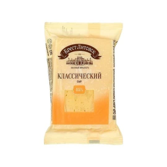 Сыр классический Брест-Литовск, 45%, 210г — 1 269 〒 Сыр классический Брест-Литовск, 45%, 210г — 1 269 〒 | Купить с доставкой