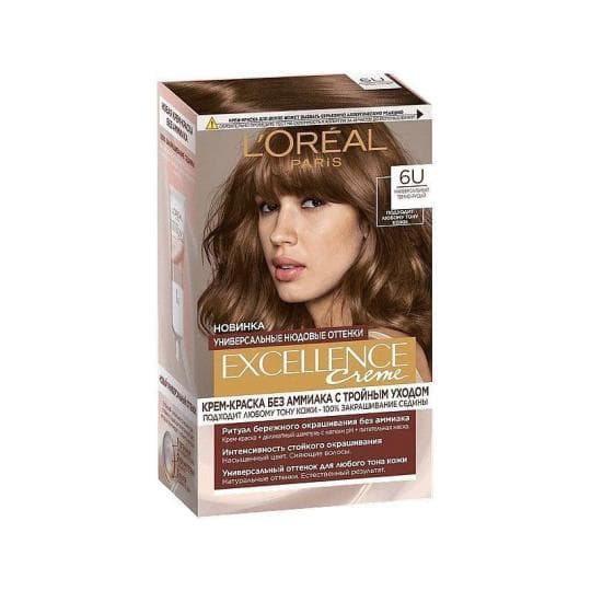 КРАСКА Д/ВОЛОС L`OREAL EXCELLENCE NUDES 6UРУСЫЙ — 5 340 〒 КРАСКА Д/ВОЛОС L`OREAL EXCELLENCE NUDES 6UРУСЫЙ — 5 340 〒 | Купить с доставкой