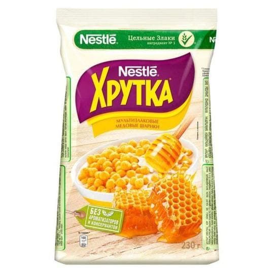 ХРУТКА мультизлаковые медовые шарики, обогащенные кальцием 230 г — 719 〒 ХРУТКА мультизлаковые медовые шарики, обогащенные кальцием 230 г — 719 〒 | Купить с доставкой
