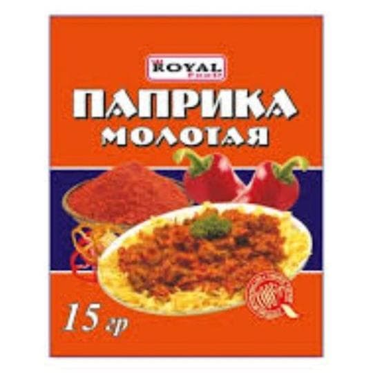 15Г ПАПРИКА МОЛ ROYAL FOOD — 97 〒 15Г ПАПРИКА МОЛ ROYAL FOOD — 97 〒 | Купить с доставкой