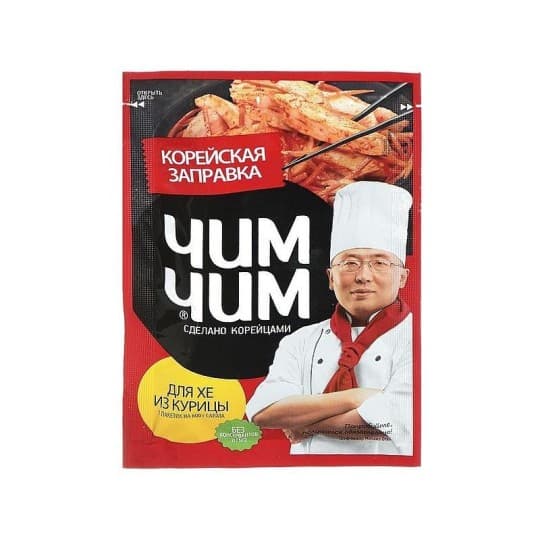 Корейская заправка ЧИМ-ЧИМ для хе из курицы, 60г — 520 〒 Корейская заправка ЧИМ-ЧИМ для хе из курицы, 60г — 520 〒 | Купить с доставкой