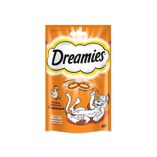 ЛАКОМСТВО ДЛЯ КОШЕК DREAMIES C КУРИЦЕЙ 60ГР — 729 〒 ЛАКОМСТВО ДЛЯ КОШЕК DREAMIES C КУРИЦЕЙ 60ГР — 729 〒 | Купить с доставкой