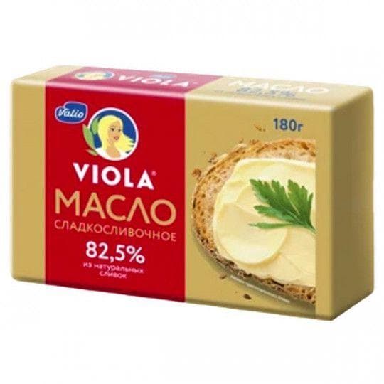 Масло сладкосливочное Viola 82.5% 0.18 кг. — 2 860 〒 Масло сладкосливочное Viola 82.5% 0.18 кг. — 2 860 〒 | Купить с доставкой