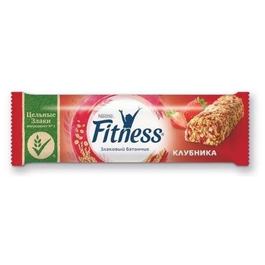 Батончик злаковый Fitness клубника 23,5 г — 385 〒 Батончик злаковый Fitness клубника 23,5 г — 385 〒 | Купить с доставкой