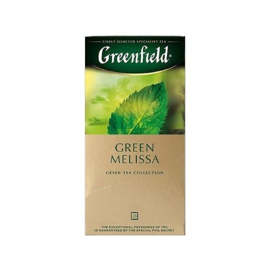 GREENFIELD| чай зеленый "GREEN MELISSA" 25Х1,5 Г — 1 320 〒 GREENFIELD| чай зеленый "GREEN MELISSA" 25Х1,5 Г — 1 320 〒 | Купить с доставкой