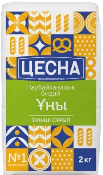 Мука пшеничная Цесна, 2 сорт, 2 кг. — 1 300 〒 Мука пшеничная Цесна, 2 сорт, 2 кг. — 1 300 〒 | Купить с доставкой