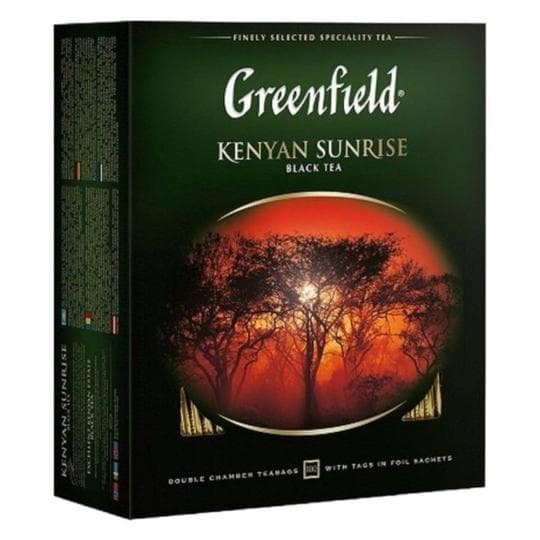 GREENFIELD| чай пакетированный "KENYAN SUNRISE" 100 пакетиков — 4 669 〒 GREENFIELD| чай пакетированный "KENYAN SUNRISE" 100 пакетиков — 4 669 〒 | Купить с доставкой