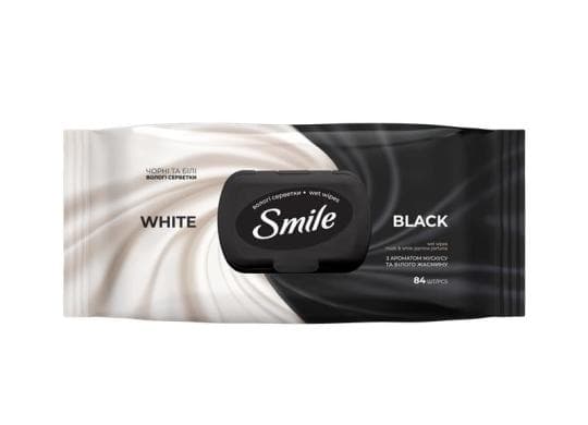 САЛФЕТКИ ВЛАЖНЫЕ SMILE ЧЕРНЫЕ И БЕЛЫЕ 84ШТ — 1 659 〒 САЛФЕТКИ ВЛАЖНЫЕ SMILE ЧЕРНЫЕ И БЕЛЫЕ 84ШТ — 1 659 〒 | Купить с доставкой