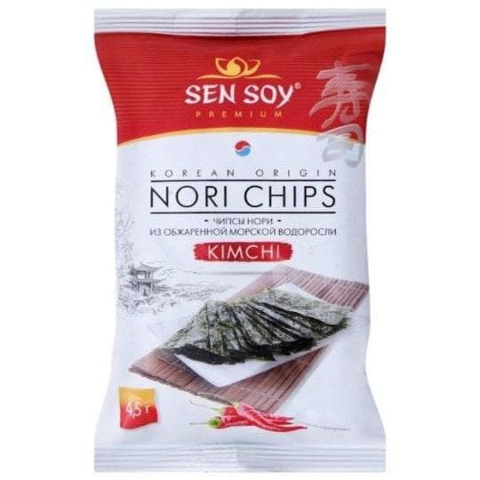 Чипсы нори из морской капусты Kimchi Sen Soy 4,5г — 996 〒 Чипсы нори из морской капусты Kimchi Sen Soy 4,5г — 996 〒 | Купить с доставкой