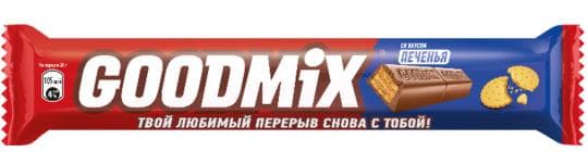 БАТОНЧИК GOODMIX СО ВКУСОМ ПЕЧЕНЬЯ 40ГР — 329 〒 БАТОНЧИК GOODMIX СО ВКУСОМ ПЕЧЕНЬЯ 40ГР — 329 〒 | Купить с доставкой